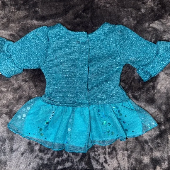 Dollie & Me Teal Dressy Outfit with Matching Doll Dress w/ DISCOUNTED SHIPPING - Picture 14 of 16
